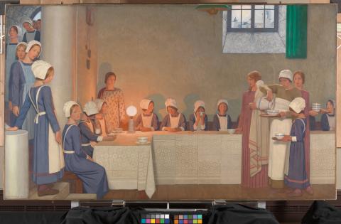 Frederic Robinson, Orphans, 1915, Wellcome(1)